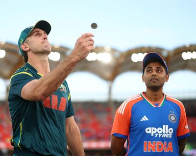 Australia v India: fifth men’s T20 international washed out to give tourists series victory