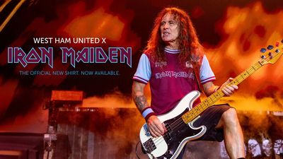 Iron Maiden team up with West Ham United for joint 50th anniversary football jersey