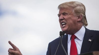 ‘Looking especially orange there’: A visibly upset Trump refuses to answer question about the Democratic sweep during the recent elections