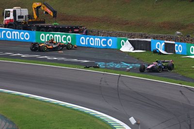 Oscar Piastri takes blame for Brazil F1 sprint crash as rivals highlight Lando Norris "Mario Kart" move