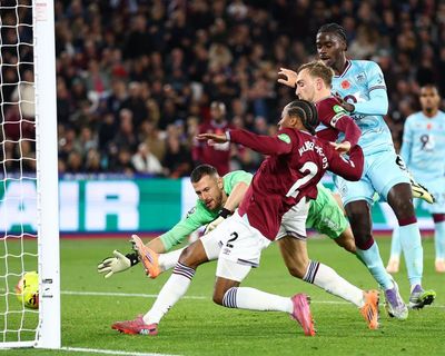 West Ham lift gloom with win over Burnley as fans fume at ownership