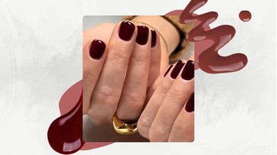 Forget red - garnet nails are the intensely chic and glossy look taking centre stage this autumn