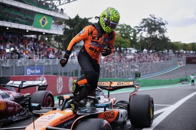 Lando Norris secures inspired pole as Max Verstappen falters in Brazil