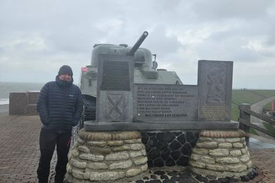 Army reservist visits Dutch battlefield where grandfather fought Nazis