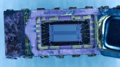 CPU collector peels the lid off a Soviet-era ‘fish can’ chip to peer inside with multiple microscopes — K565RU3 was a Cold War-era clone of Western chips that powered Apple II, Commodore PET, and original IBM PC