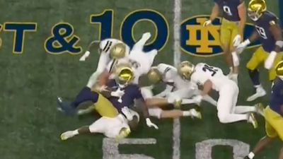 Notre Dame's Jeremiyah Love Even Had NBC Broadcast Fooled on Incredible Touchdown Run
