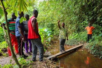 Residents turn to community patrols as illegal gold mining grows in Ghana