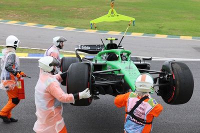 Gabriel Bortoleto suffers second Brazil GP crash in disaster first home grand prix