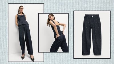 Welcome to the era of subtle sparkle. This embellished version of my favourite M&S jeans is the perfect piece of festive fashion