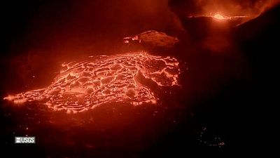 Lava erupts from Hawaii’s Kilauea volcano