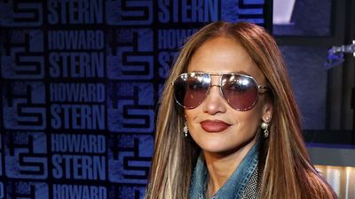 Looking to add polish to double denim? Jennifer Lopez's jeans and a blazer combination is the fresh take we've been waiting for