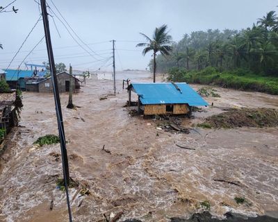 Eight dead and more than a million displaced after super typhoon Fung-wong slams the Philippines