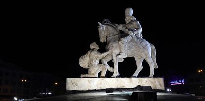 A Roman emperor grovelling to a Persian king: the message behind a new statue in Tehran