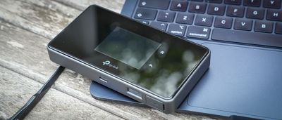I reviewed the TP‑Link M8550 - a go‑anywhere 5G mobile hotspot with VPN and an onboard storage option