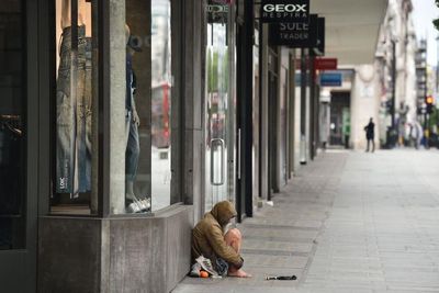 London seven times more reliant on temporary housing than rest of UK as homelessness soars