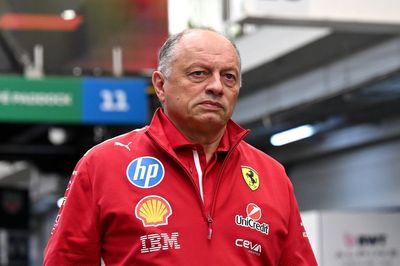 Fred Vasseur seeks silver lining as Ferrari sinks after "very tough" Brazil double DNF