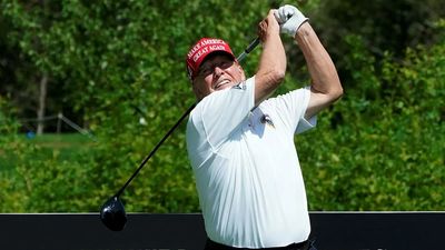 ‘Scum of the earth’: Donald Trump is back at a golf course after leading his nation into a state of full-blown chaos