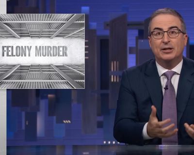 John Oliver on the ‘shocking’ use of felony murder charges in the US