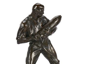 Sculpture of soldier created on First World War front line to go under the hammer