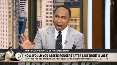 Stephen A. Smith Rips Aaron Rodgers Over “Awful” Performance vs. Chargers