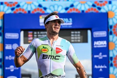 Former Olympic cycling champion Greg Van Avermaet wins 70.3 Ironman world title in his age group