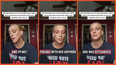 ‘I was that dog’s fourth bite’: Woman’s is blamed by her friend for getting their dog euthanized after it attacked her