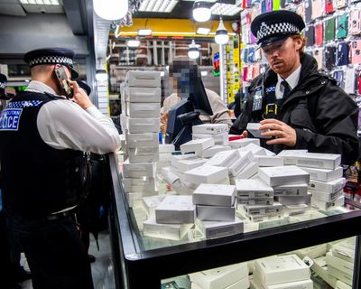 ‘Success is shutting them down’: Met police in fight against illegal vape and phone shops