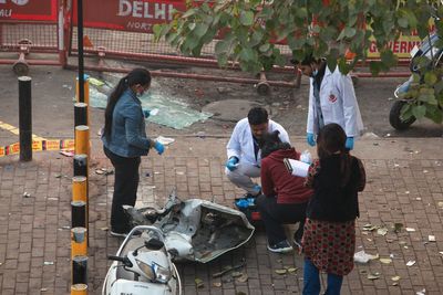 ‘Shook the ground under my feet’: Witnesses recount horrific aftermath of car explosion near Delhi’s Red Fort