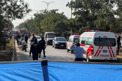 At least 12 killed in suicide bombing outside court in Pakistan’s capital, interior minister says
