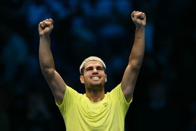 ATP Finals live: Alcaraz completes stunning comeback to beat Fritz and seize control of No 1 race