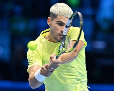 Carlos Alcaraz battles back to beat Taylor Fritz: ATP Finals tennis – as it happened