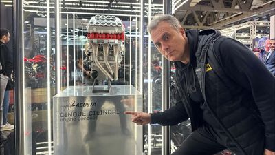 MV Agusta Built a 5-Cylinder Motorcycle Engine That's a Trapezoid?