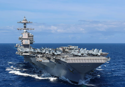 USS Gerald Ford Gets To Southcom's Area Of Responsibility, Ramping Up Tensions With Venezuela