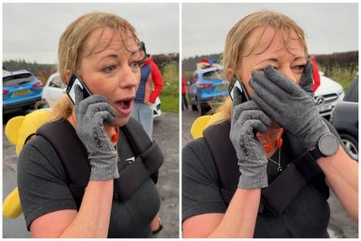 Sara Cox overcome with emotion as her gruelling Children in Need challenge raises £439,000 in a day