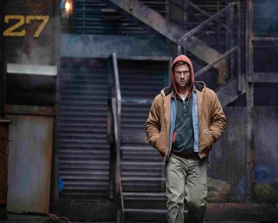 The Running Man review – Glen Powell sprints through fun update of Stephen King future-shock sci-fi satire