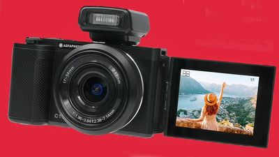 AgfaPhoto's latest compact camera comes with a hotshoe flash, a 3x zoom, and a twisting touchscreen