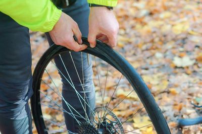 I got my first puncture in years – I think I probably deserved it