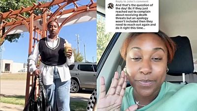 A Texas woman was filming an OOTD video with a Dunkin’ cup in front of a local cafe. The business owner asked her to leave — but ended up receiving death threats