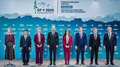 G7 foreign ministers meet in Canada for talks on trade, Ukraine, and Trump's ceasefire plan in Gaza