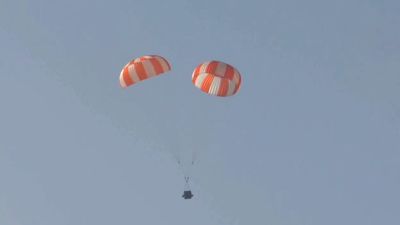 India tests parachutes for Gaganyaan astronaut capsule (video)