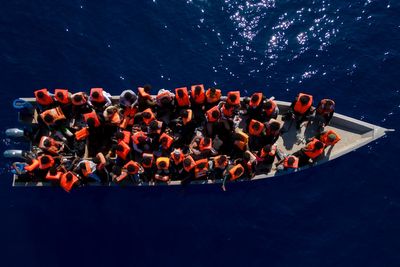 At least 42 migrants presumed dead after boat capsizes off coast of Libya