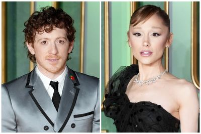 Ariana Grande and Ethan Slater ‘still together’ despite keeping distance at Wicked: For Good premiere