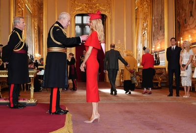 Tess Daly beams as Strictly presenter receives MBE from the King: 'Greatest honour of my career'