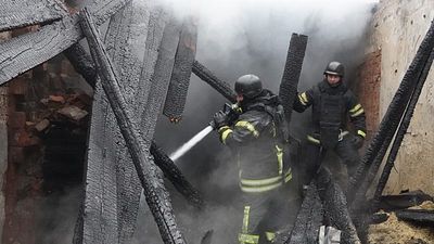 Russian drone strikes hit Kharkiv, damaging homes and injuring two people