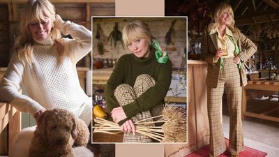 Cosy winter classics with a vintage twist, the Brora x Clodagh McKenna collection is British fashion at its finest