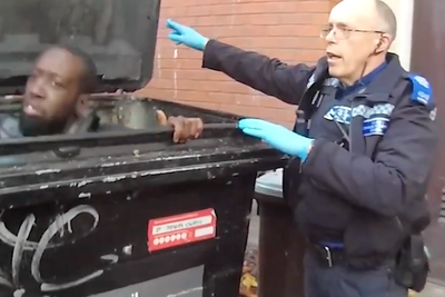 Burglar found hiding in bin after £8,000 raid