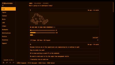 I've never been as excited by a social media website as much as I am by this solo dev's 'cyber-vibe text-only' site that is 'how the internet was supposed to be'
