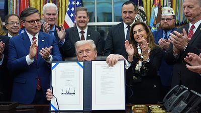 Trump signs government funding bill after House votes to end longest shutdown in US history