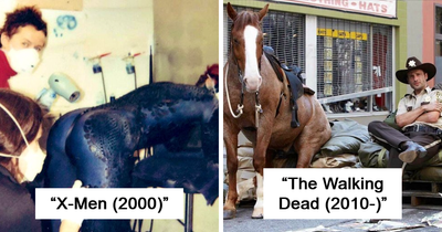 50 Weird Behind-The-Scenes Images That Put A Whole New Spin On Your Favorite Films (New Pics)