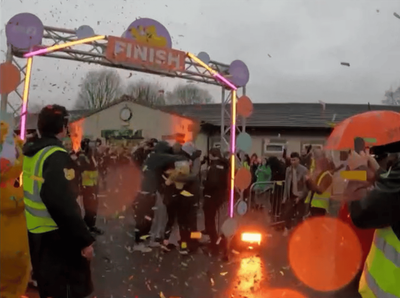 Sara Cox LIVE: Radio DJ crosses finish line of Great Northern Marathon for Children In Need - as she raises £7.6m